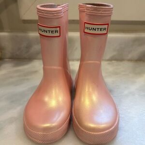 Hunter boots iridescent pink Waterproof Boots